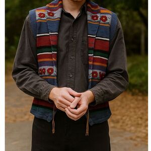 Brynn Connelly Western Knit Sweater Vest